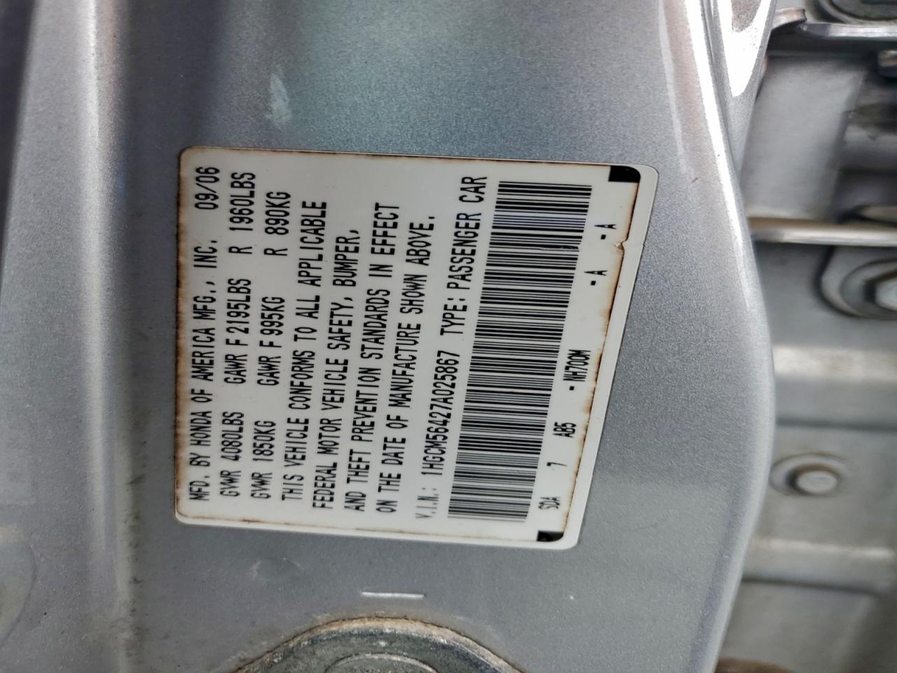 Honda Accord Lx Image 5