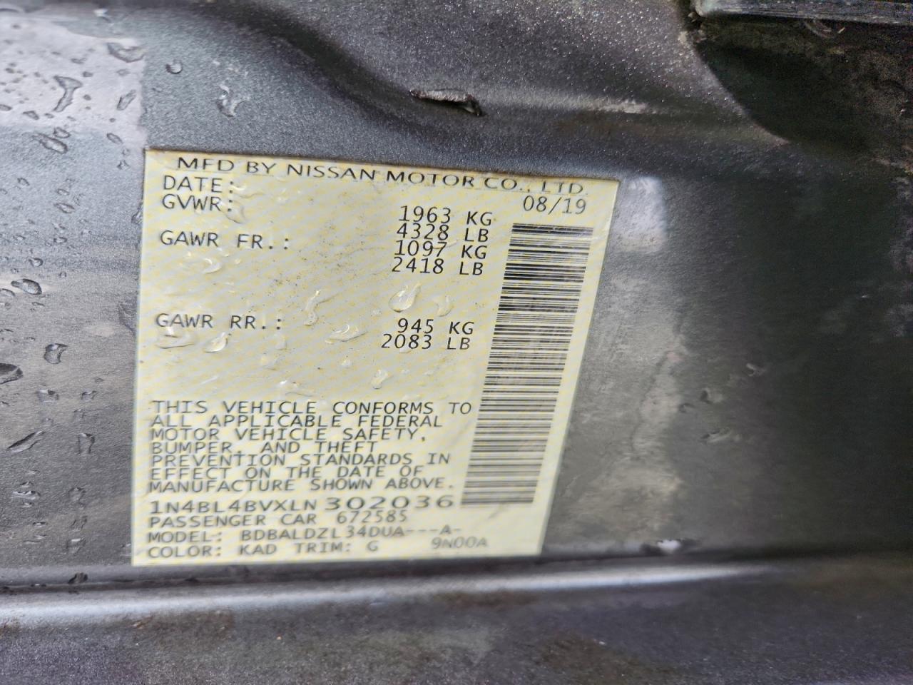 Nissan Altima S Image 8