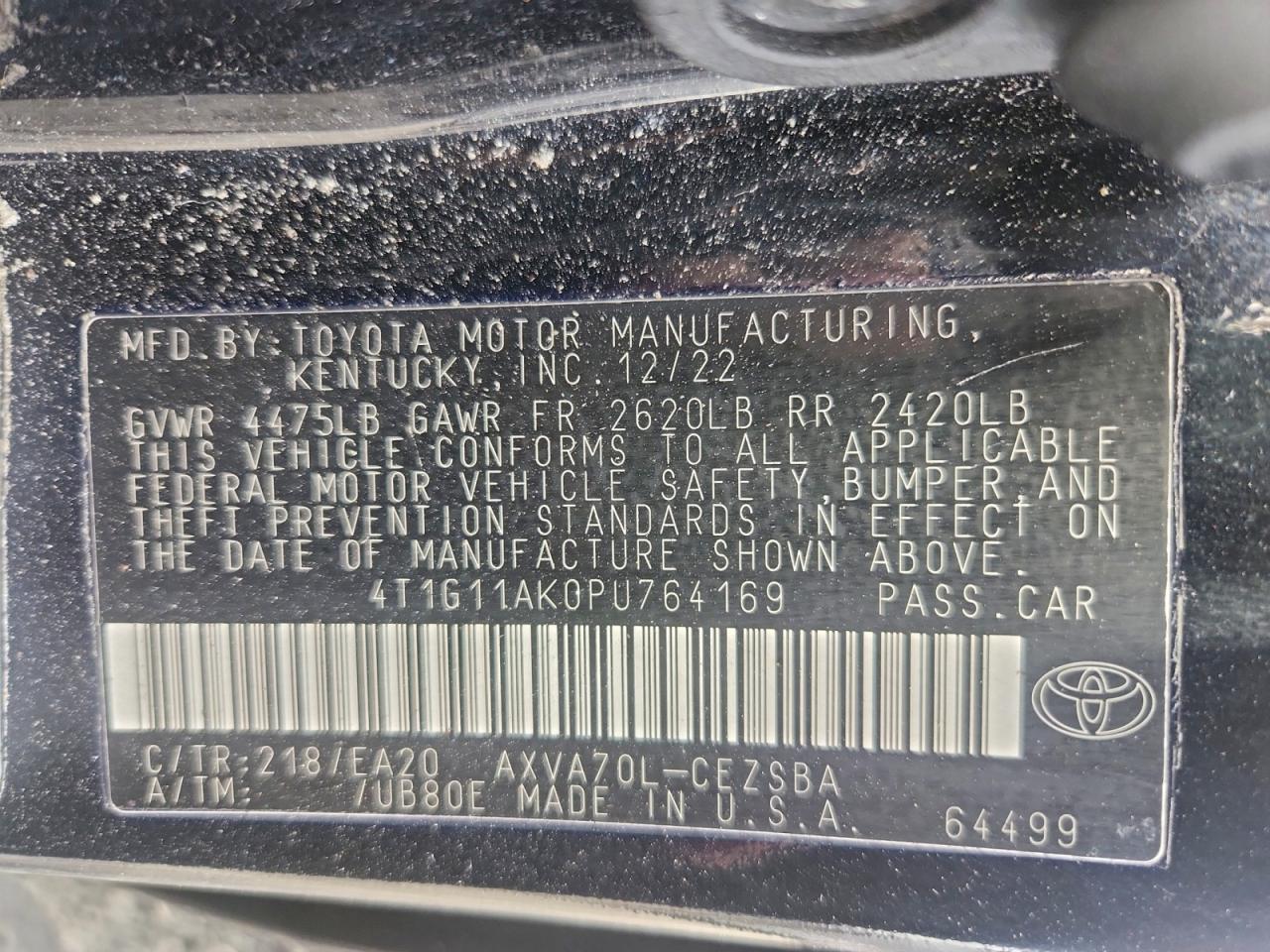 Toyota Camry Se Night Shade Image 12