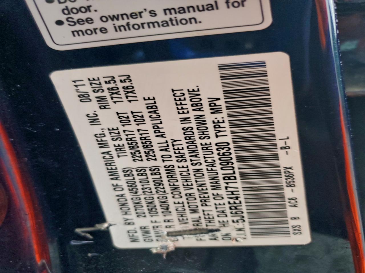 Honda Crv Exl Image 10