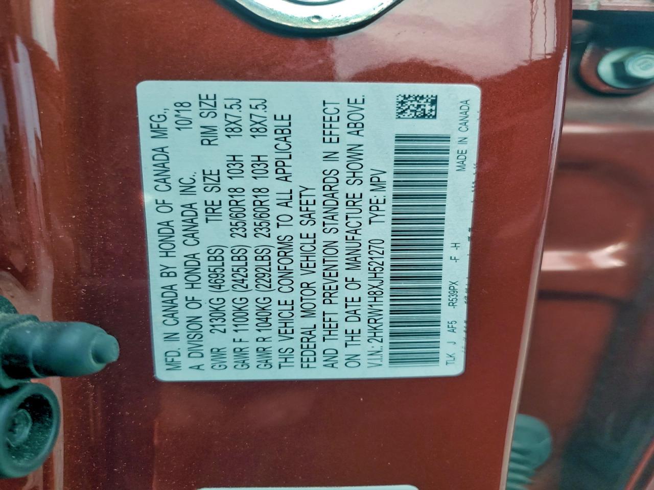 Honda Crv Exl Image 10